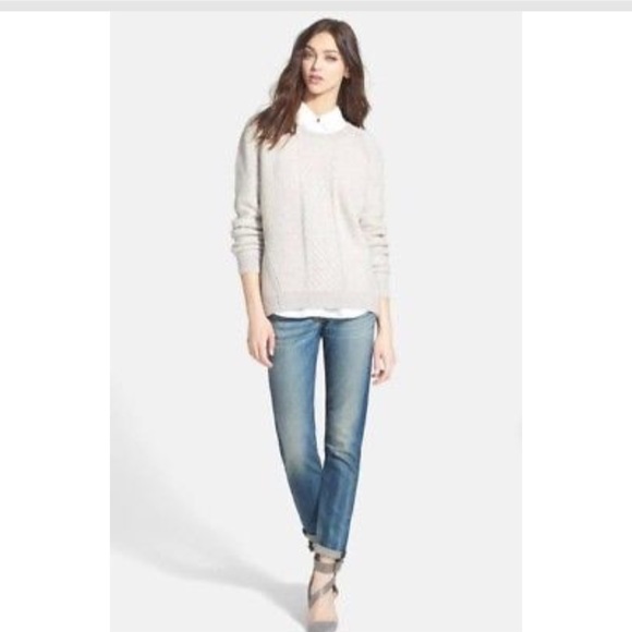 rag & bone Denim - Rag & Bone The Dre Slim Boyfriend Medium Wash Jean